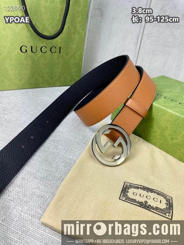 Replica Gucci belt 38mmX95-125cm 8L10