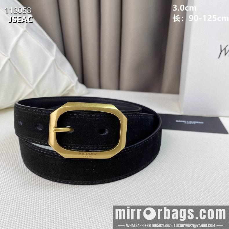 Replica YSL belt 30mmX90-125cm 8L03