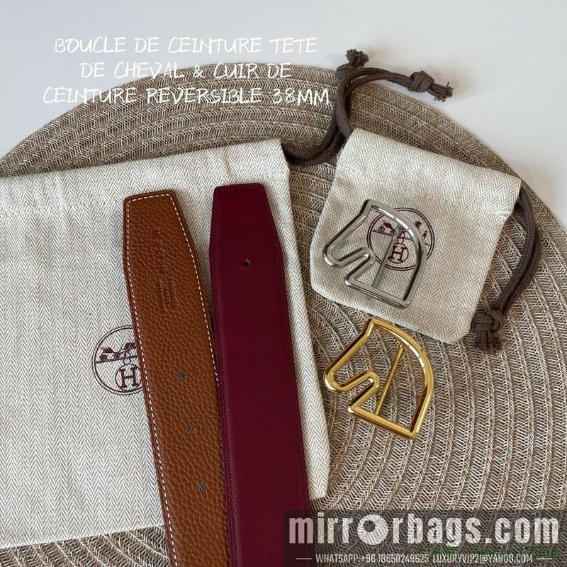Replica Hermes Belt 38mmX95-125cm 7D51