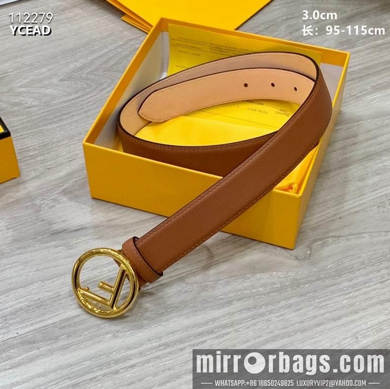 Replica Fendi Belt 30mmX95-115cm 8L07