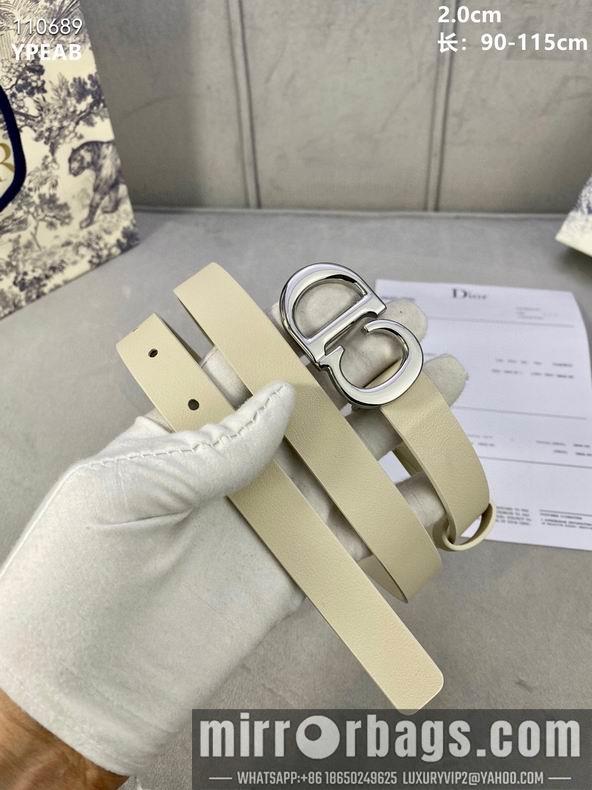 Replica Dior Belt 20mmX90-115cm 8L04