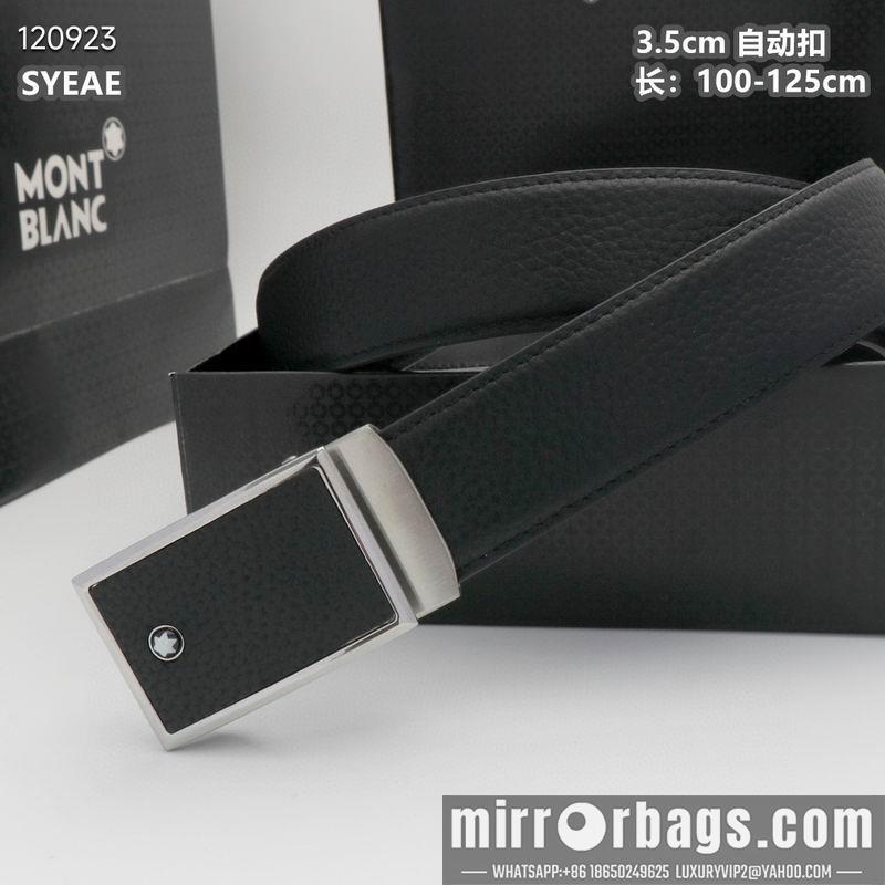 Replica Montblanc belt 自动扣 35mmX100-125cm 8L072010