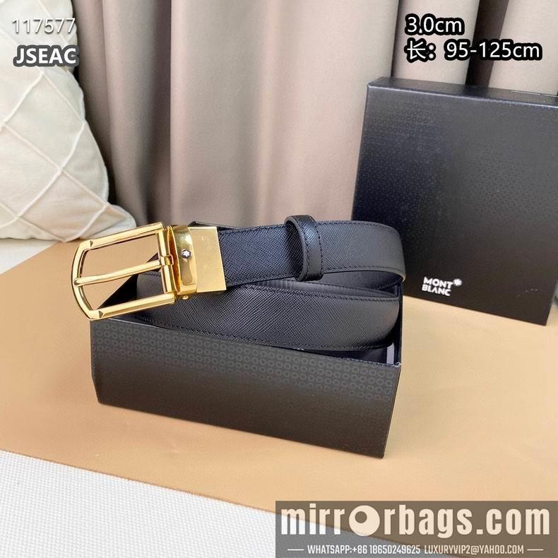 Replica Montblanc belt 30mmX95-125cm 8L04