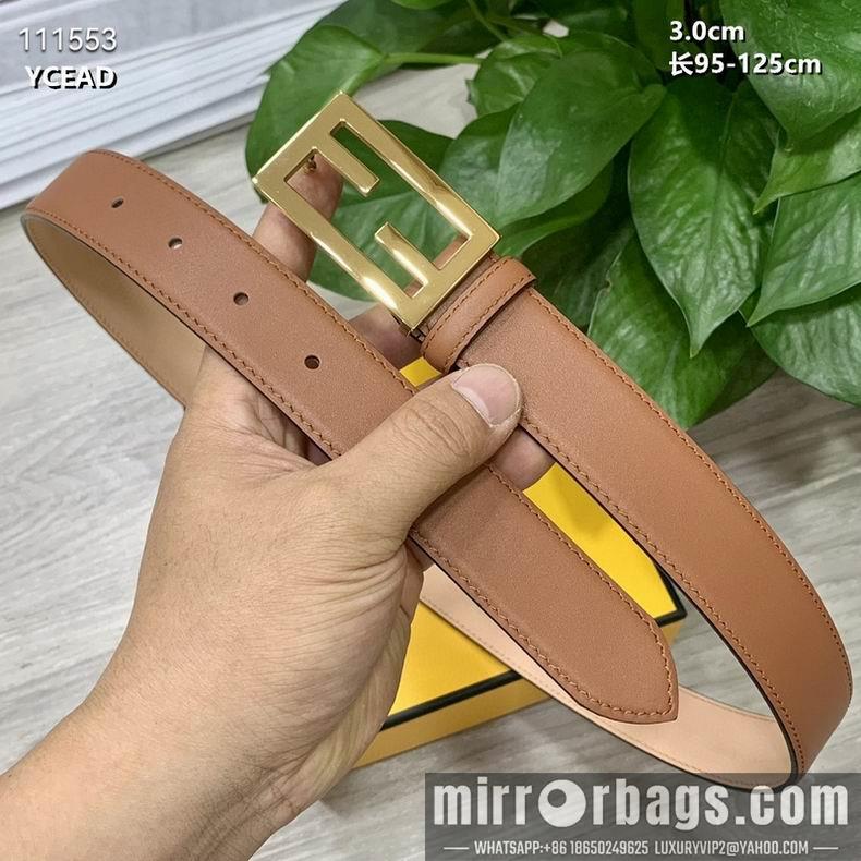 Replica Fendi Belt 30mmX95-125cm 8L11