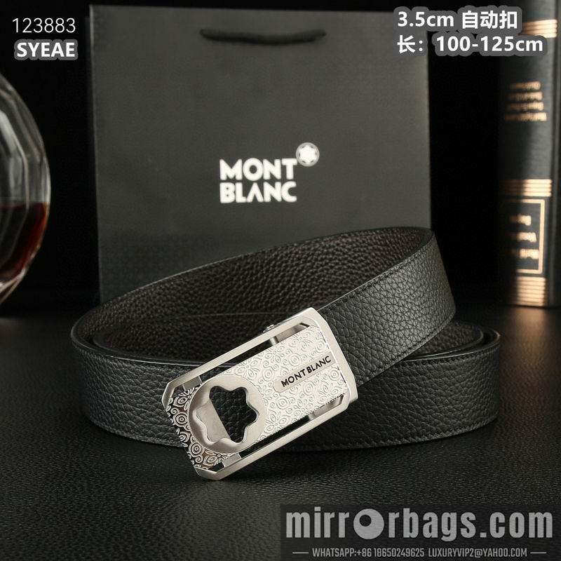 Replica Montlanc belt 35mmX100-125cm 8L44