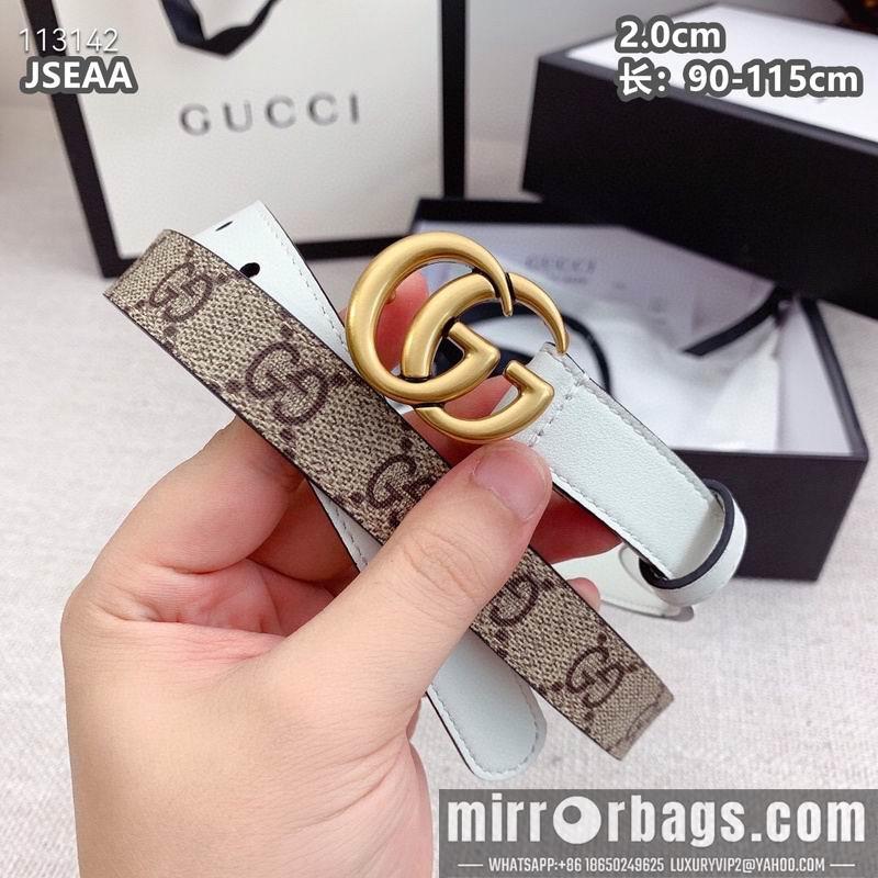 Replica Gucci belt 20mmX90-115cm 8L15
