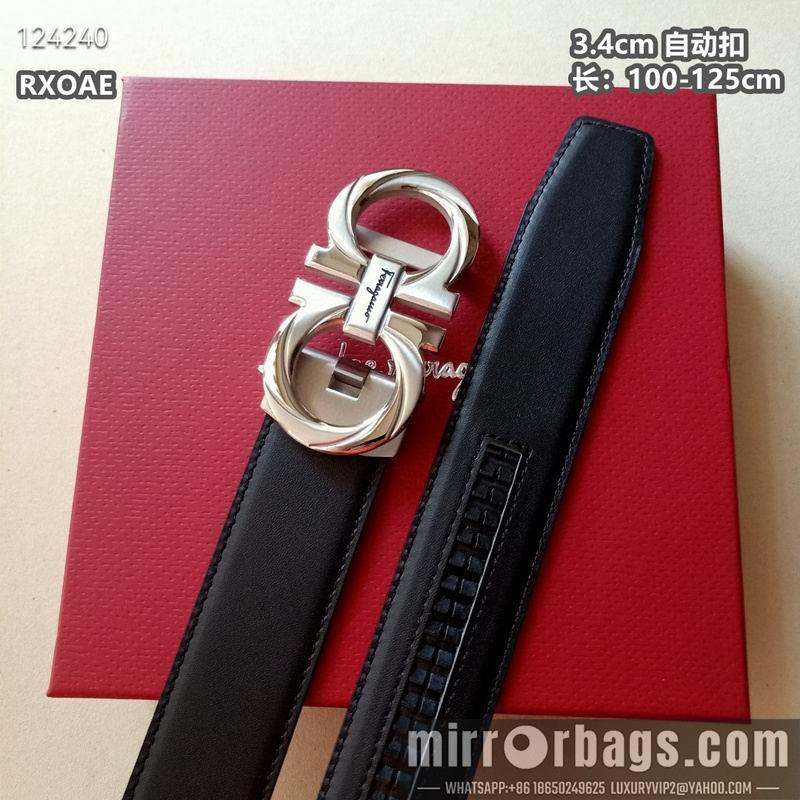 Replica Ferragamo belt 34mmX100-125cm 8L07