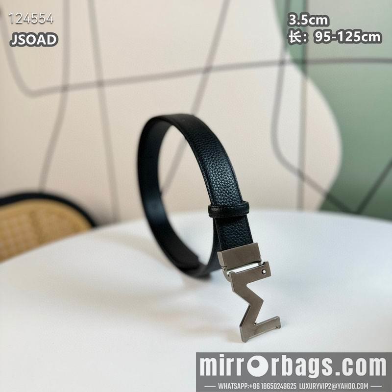 Replica Montblanc belt 35mmX95-125cm 8L08