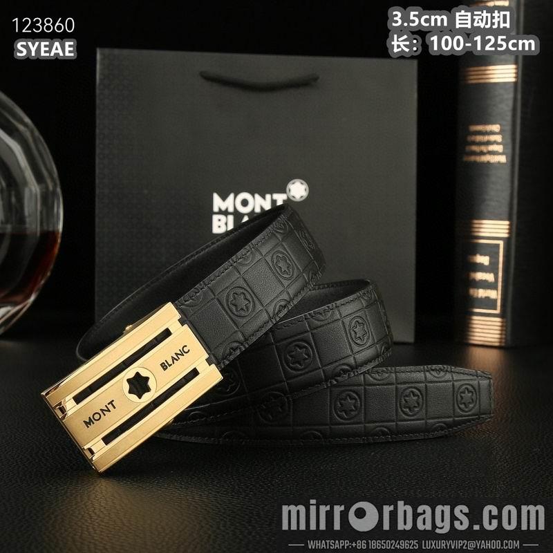 Replica Montlanc belt 35mmX100-125cm 8L50