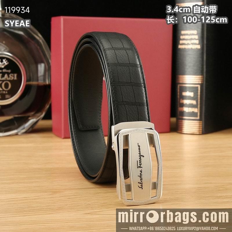 Replica Ferragamo belt 34mmX100-125cm 8L05