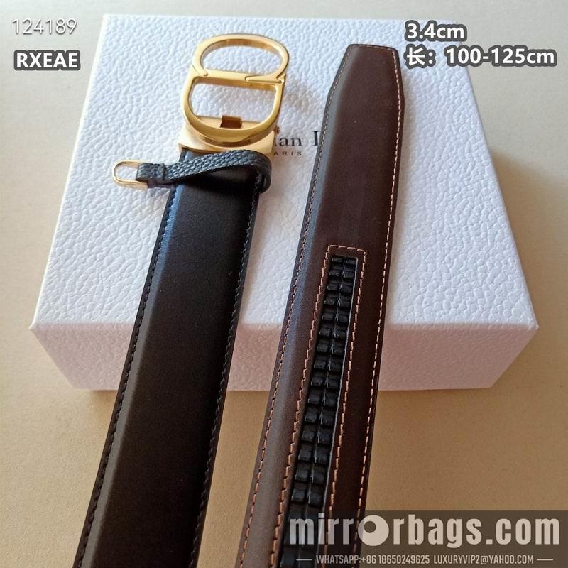 Replica Dior belt 34mmX100-125cm 8L01