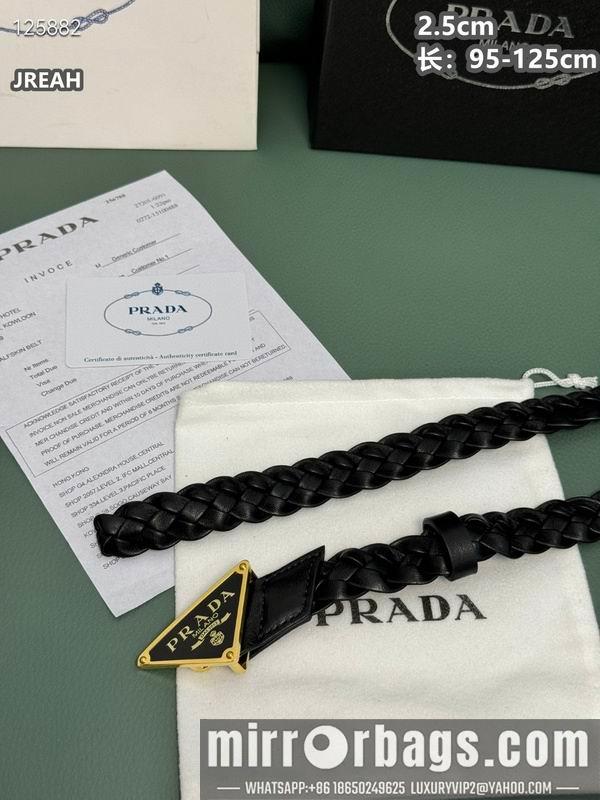 Replica Prada belt 25mmX95-125cm 8L01