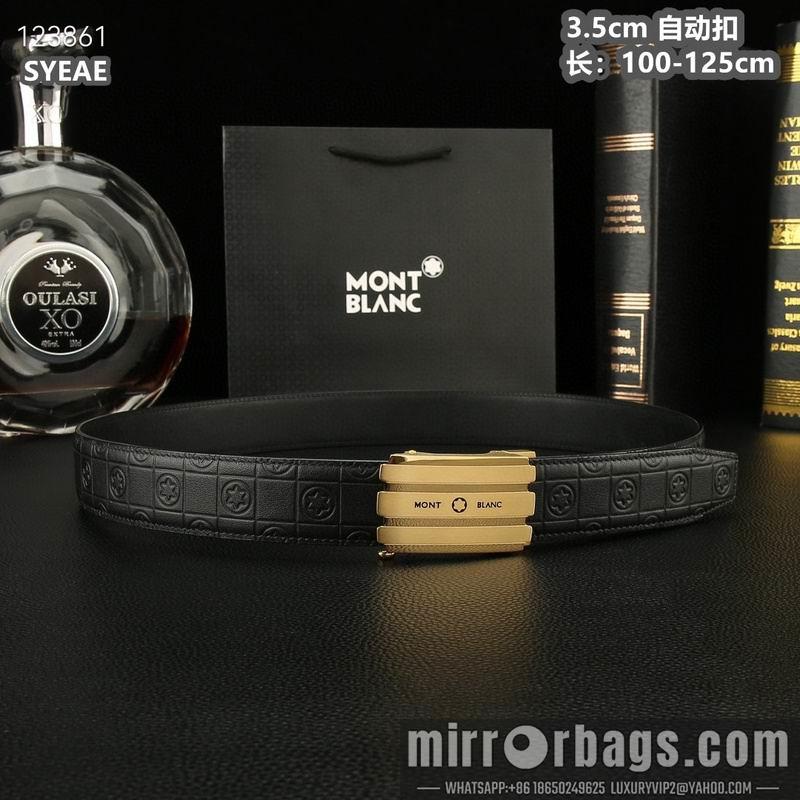 Replica Montlanc belt 35mmX100-125cm 8L49