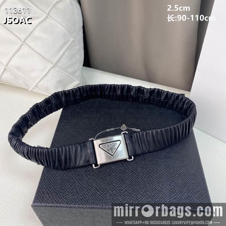 Replica Prada belt 25mmX90-110cm 8L082501