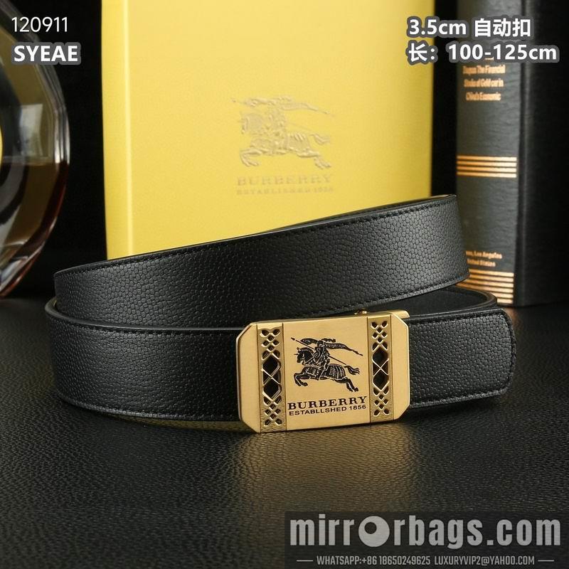 Replica Burberry belt 35mmX100-125cm 8L91
