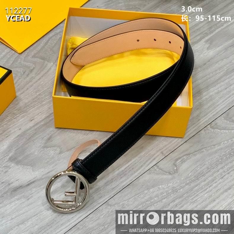 Replica Fendi Belt 30mmX95-115cm 8L07