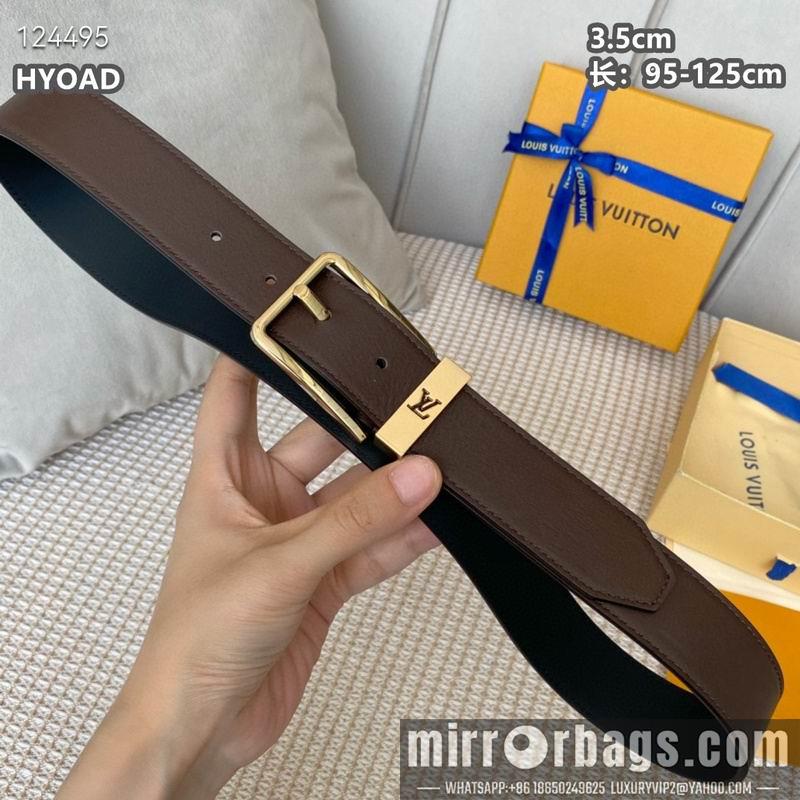Replica LV belt 35mmX95-125cm 8L12