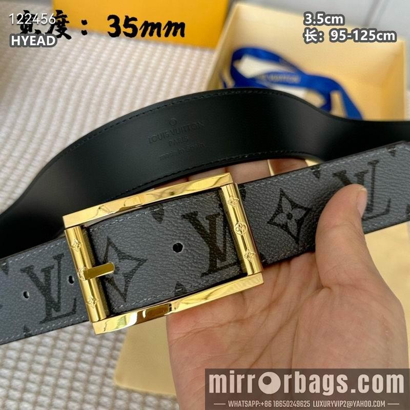Replica LV belt 35mmX95-125cm 8L32