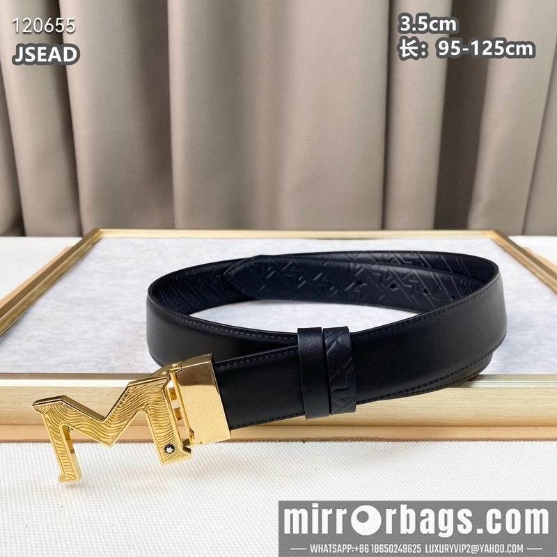 Replica Montblanc belt 35mmX95-125cm 8L072001