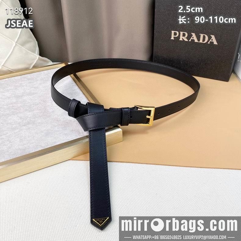 Replica Prada belt 25mmX90-110cm 8L010803