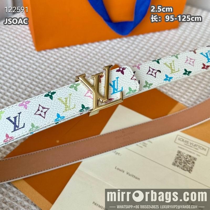 Replica LV belt 25mmX95-125cm 8L17