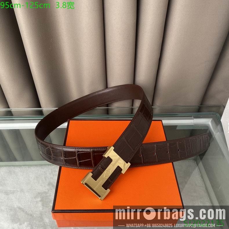 Replica Hermes Belt 38mmX95-125cm 7D107