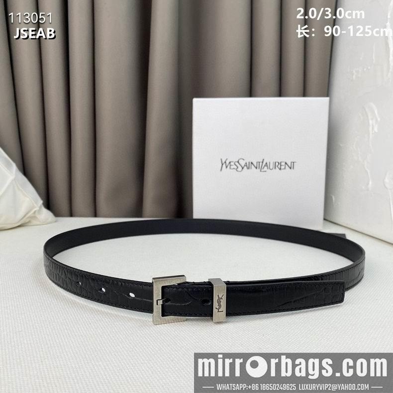 Replica YSL belt 20 30mmX90-125cm 8L02