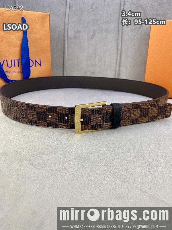 Replica LV belt 34mmX95-125cm 8L24
