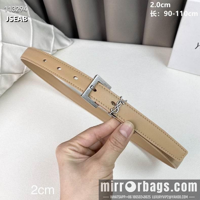 Replica YSL belt 20mmX90-115cm 8L01