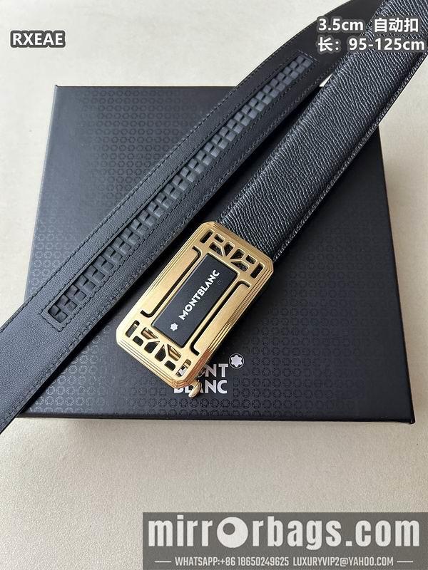 Replica Montlanc belt 35mmX100-125cm 8L74