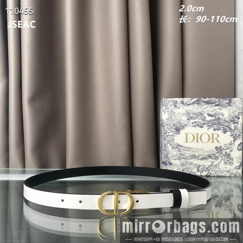 Replica Dior Belt 20mmX90-110cm 8L01