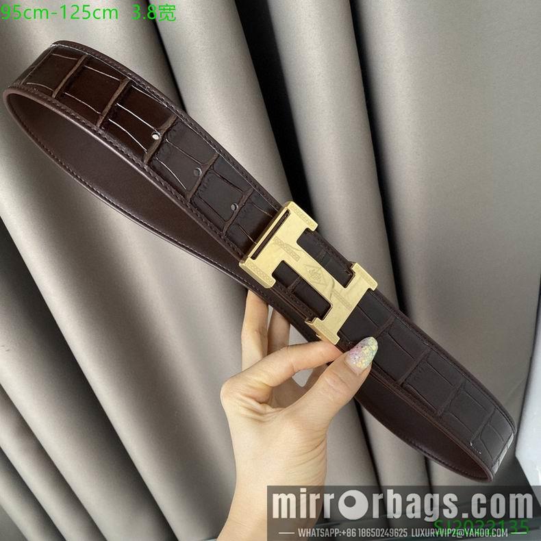 Replica Hermes Belt 38mmX95-125cm 7D107