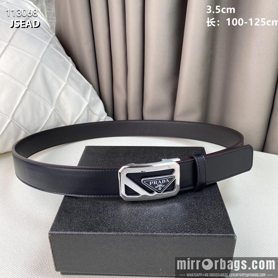 Replica Prada belt 35mmX100-125cm 8L01