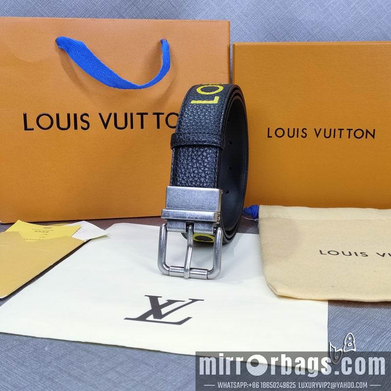 Replica LV belt 35mmX90-125cm lb02