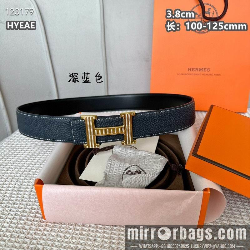 Replica Hermes belt 38mmX100-125cm 8L17