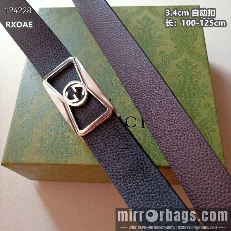 Replica Gucci belt 34mmX100-125cm 8L20