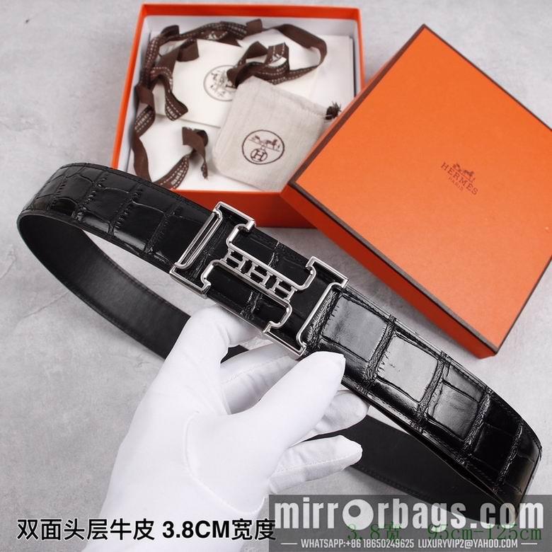 Replica Hermes Belt 38mmX95-125cm 7D98