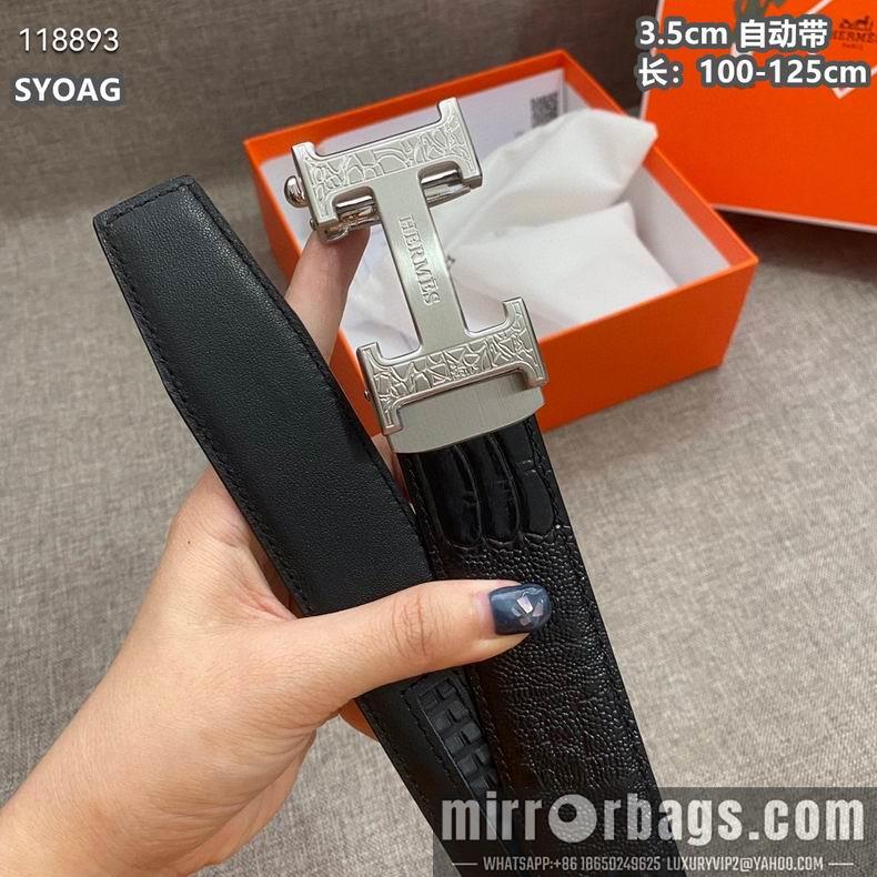 Replica Hermes belt自动带 35mmX100-125cm 8L010801