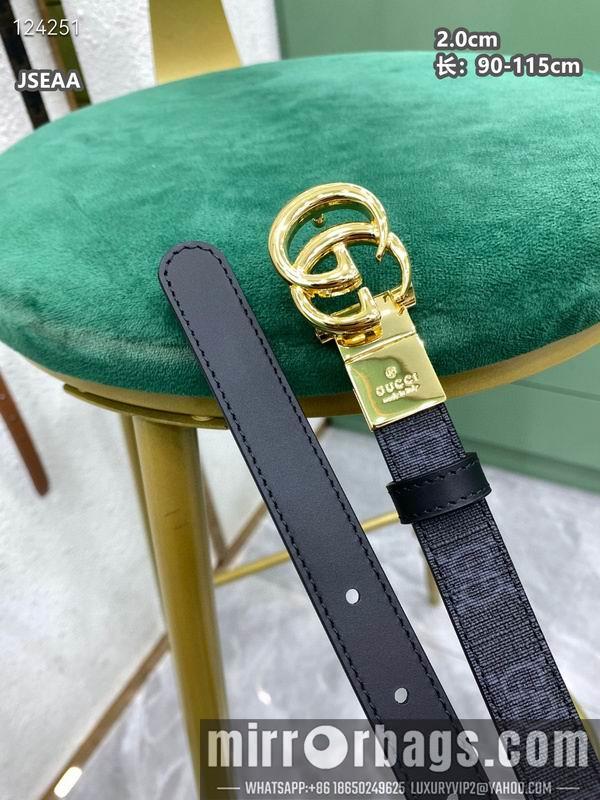 Replica Gucci belt 20mmX90-115cm 8L22