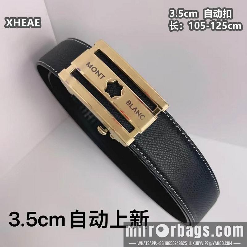 Replica Montlanc belt 35mmX100-125cm 8L84
