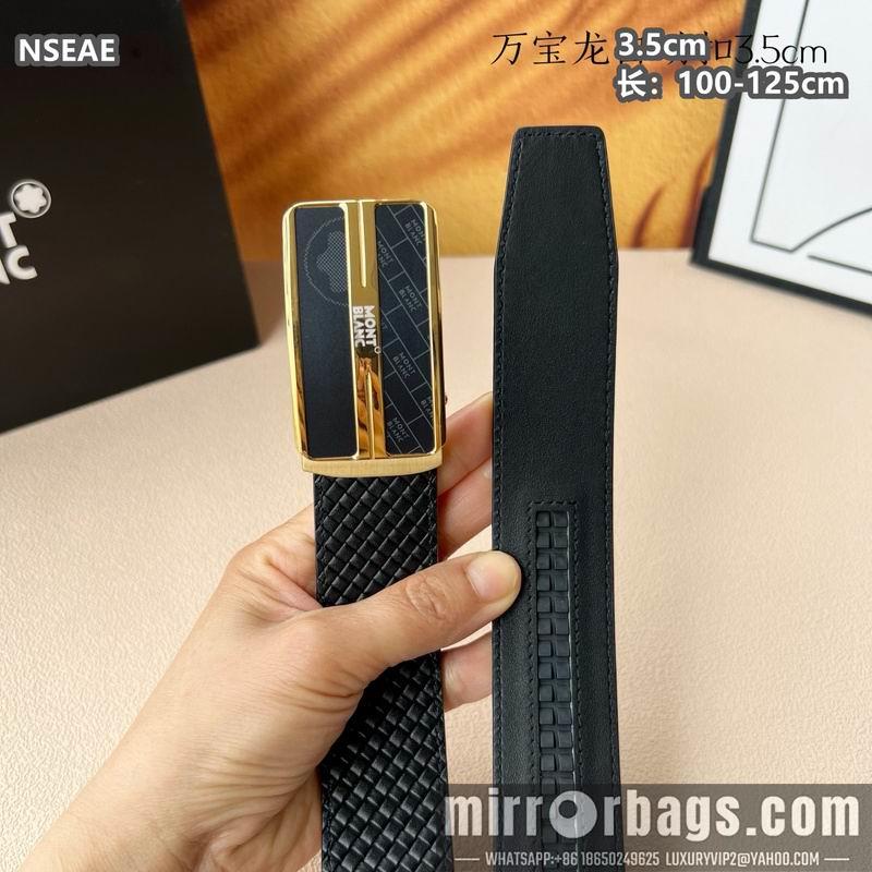 Replica Montlanc belt 35mmX100-125cm 8L67