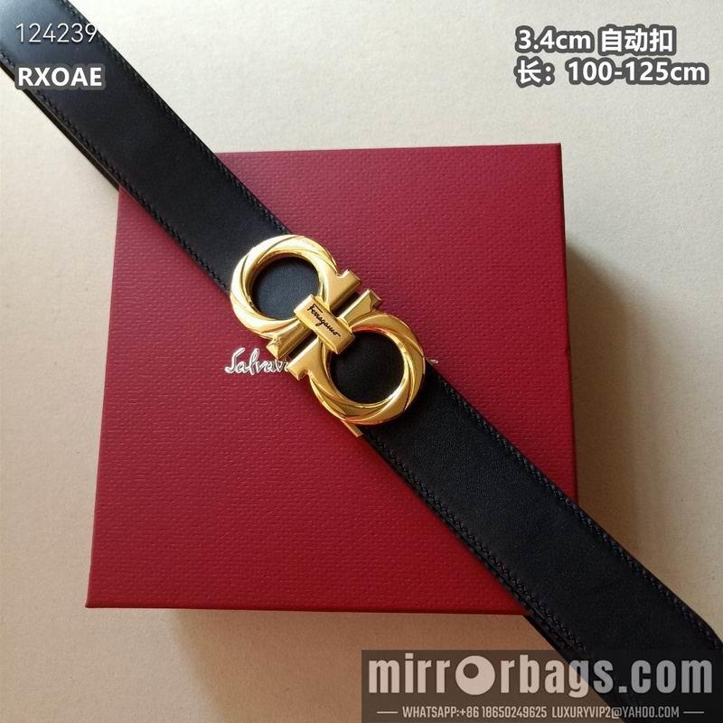 Replica Ferragamo belt 34mmX100-125cm 8L07