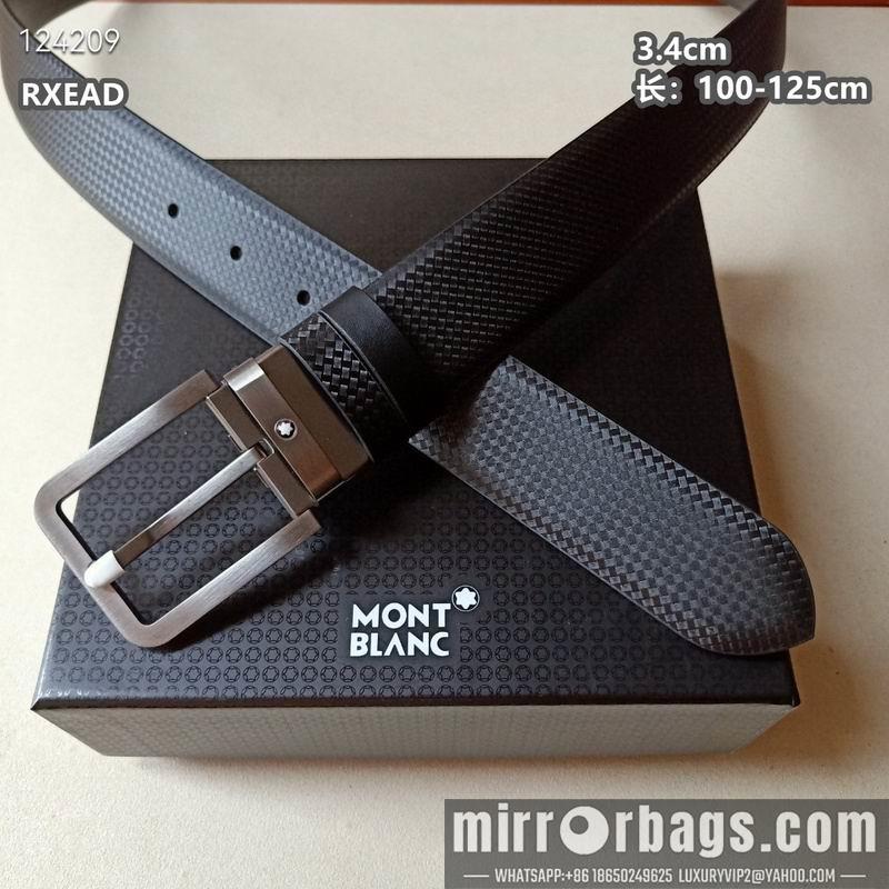 Replica Montblanc belt 34mmX100-125cm 8L07