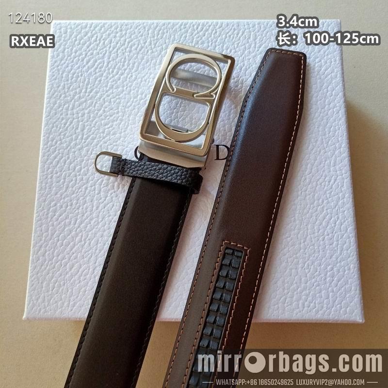 Replica Dior belt 34mmX100-125cm 8L05