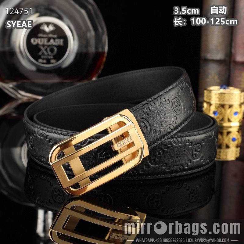 Replica Gucci belt 35mmX100-125cm 8L26