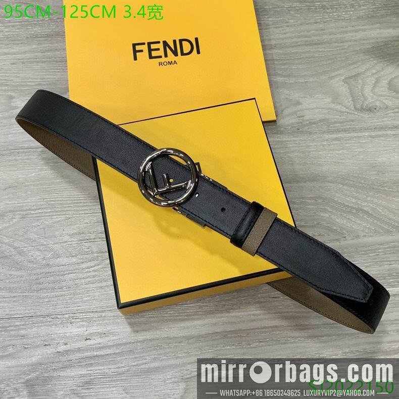 Replica Fendi Belt 34mmX95-125cm 7D03