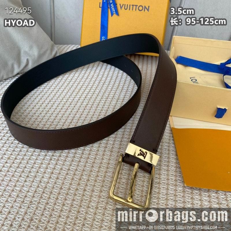 Replica LV belt 35mmX95-125cm 8L12