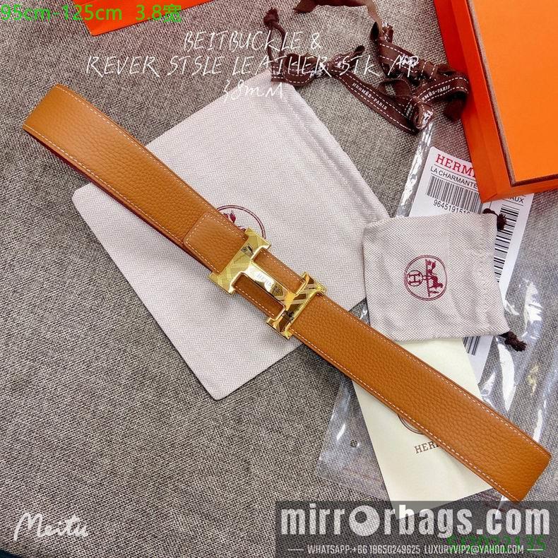 Replica Hermes Belt 38mmX95-125cm 7D119