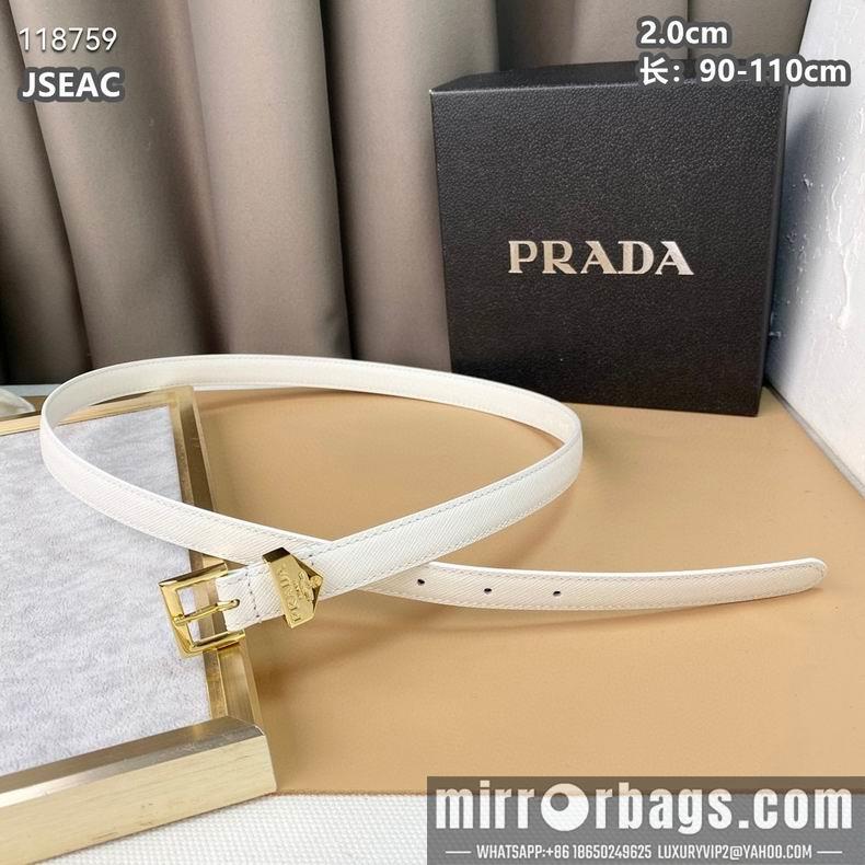 Replica Prada belt 20mmX90-110cm 8L02