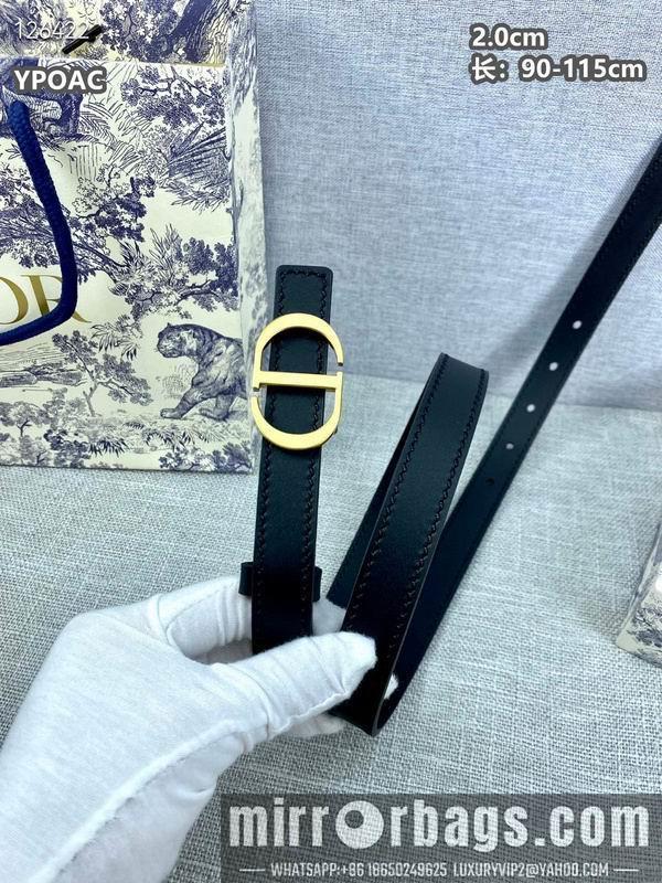 Replica Dior belt 20mmX90-115cm 8L01